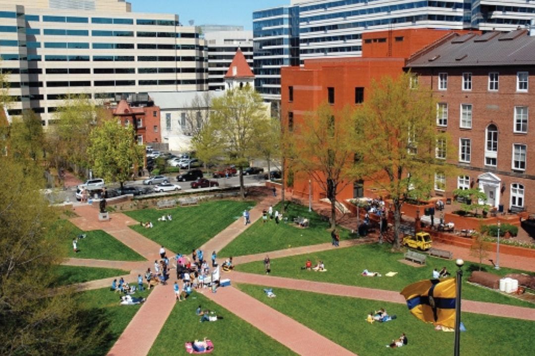 Overlook of University Yard